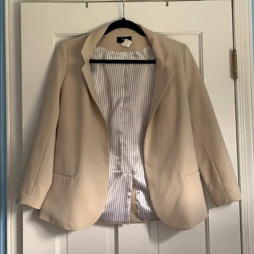 Tan blazer